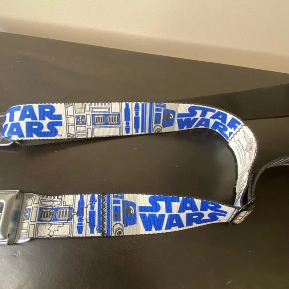Star Wars white blue silver Buckle Down belt - Picture 9 of 12